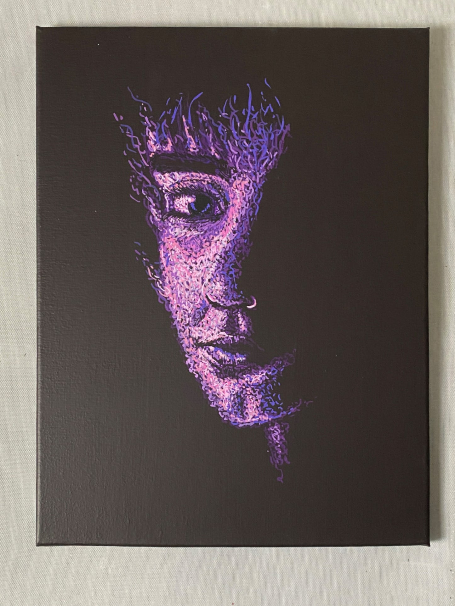 Unraveled 12 - 12x16" - Acrylic on Canvas