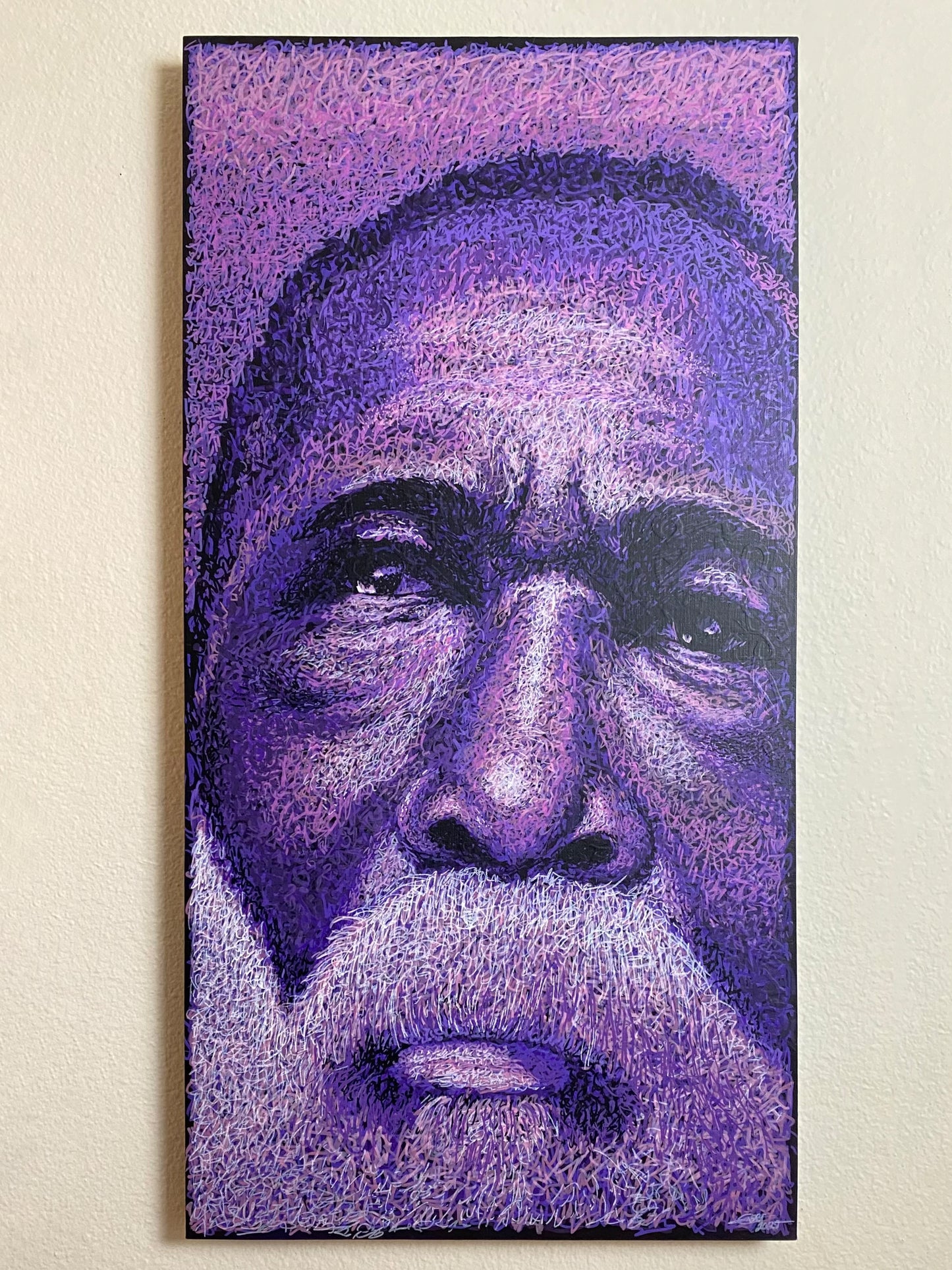 Unraveled 13 - 18x36" - Acrylic on Mounted Canvas