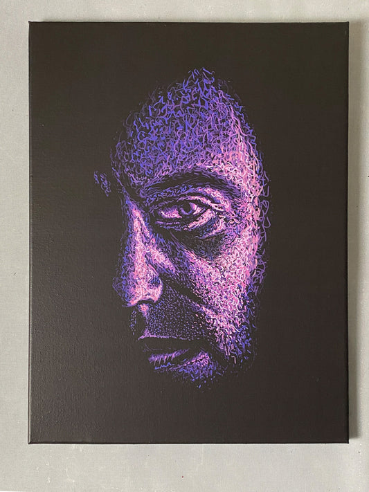 Unraveled 10 - 12x16" - Acrylic on Canvas
