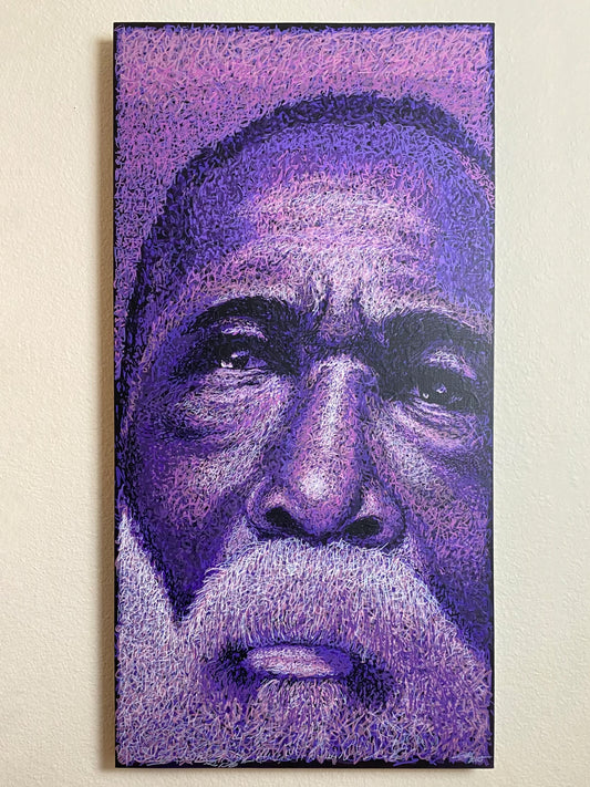 Unraveled 13 - 18x36" - Acrylic on Mounted Canvas