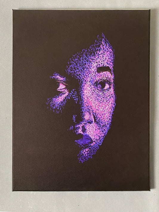 Unraveled 14 - 12x16" - Acrylic on Canvas