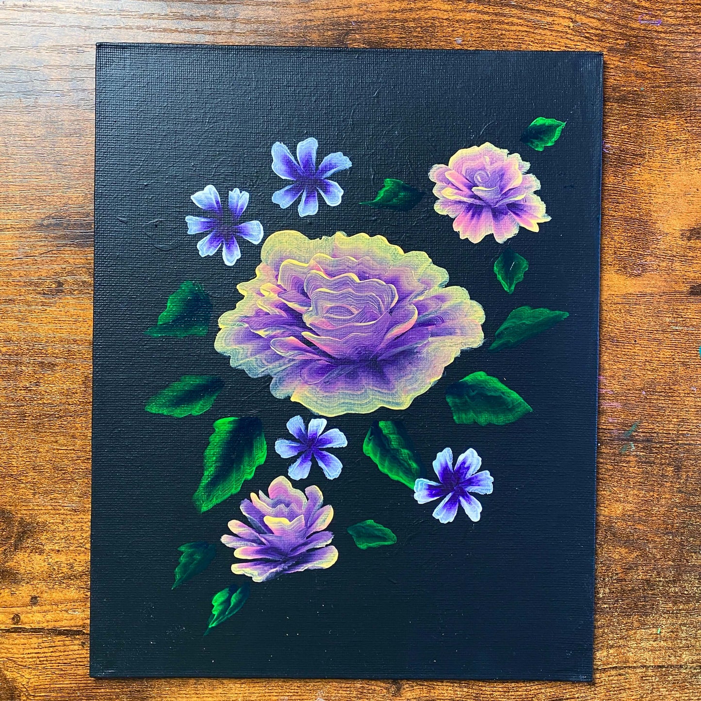 Floral Speed Painting Virtual Workshop with Gee on April 13